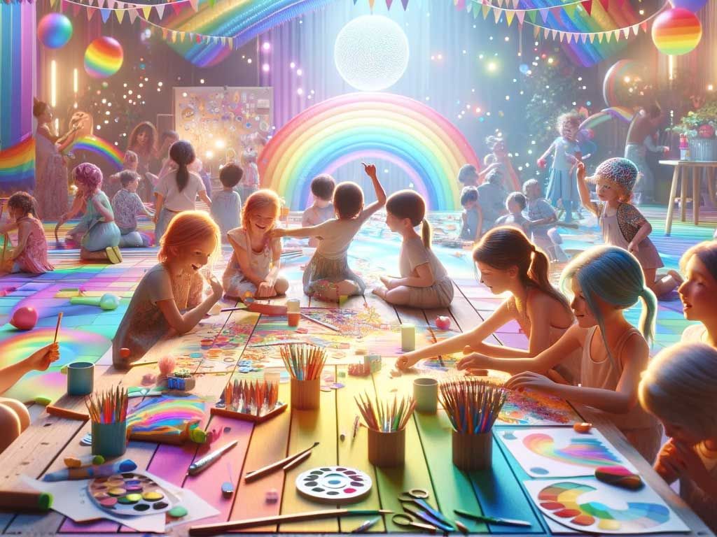 Festa Tema Arcobaleno Magnum Eventi