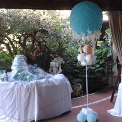 Allestimento con Palloncini per Cerimonie Battesimo