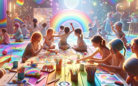 Festa Tema Arcobaleno Magnum Eventi