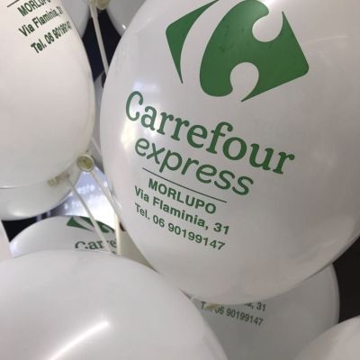 Palloncini Pubblicitari Carrefour Express Morlupo
