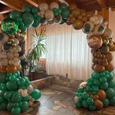 Arco Organico con Palloncini per Prima Comunione