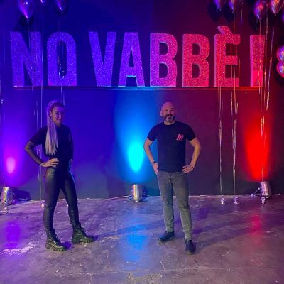 Allestimento Scenografico con Scritta e Palloncini