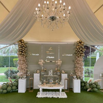 Scenografia con palloncini