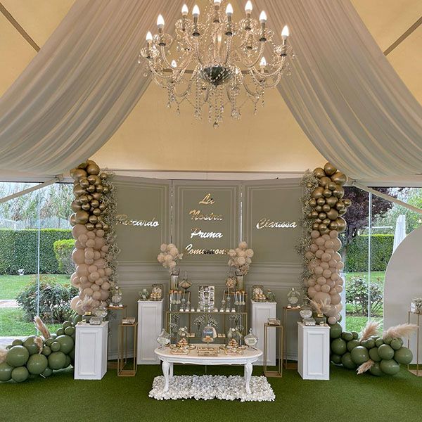 Scenografia con palloncini