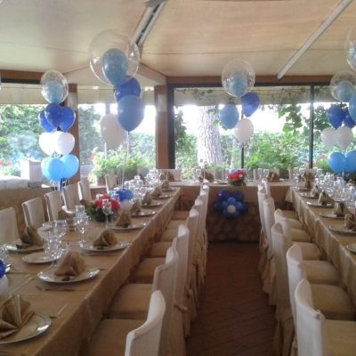 Allestimento con Palloncini per Cerimonie Comunione