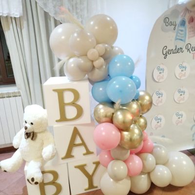 Allestimento Gender Reveal Party Magnum Eventi